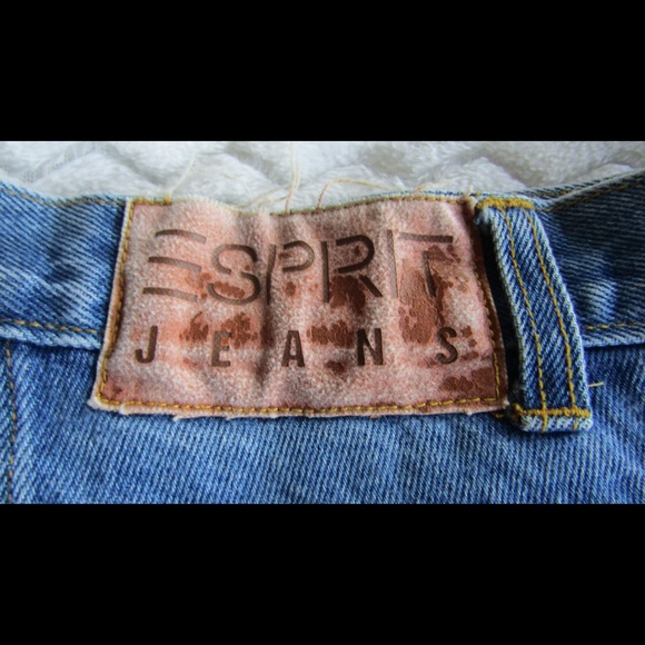 Vintage Esprit High Rise Denim Shorts - Picture 6 of 7